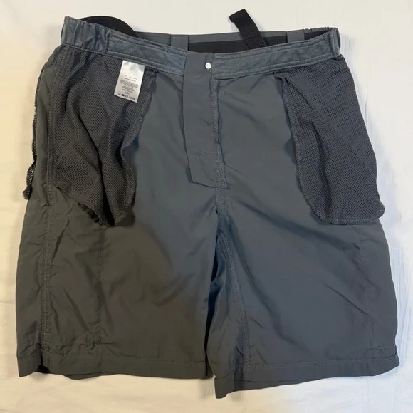 Columbia Men's 32w 10l Silver Ridge Cargo Shorts Grey Nylon AM4084 Boating Hike - Picture 8 of 13